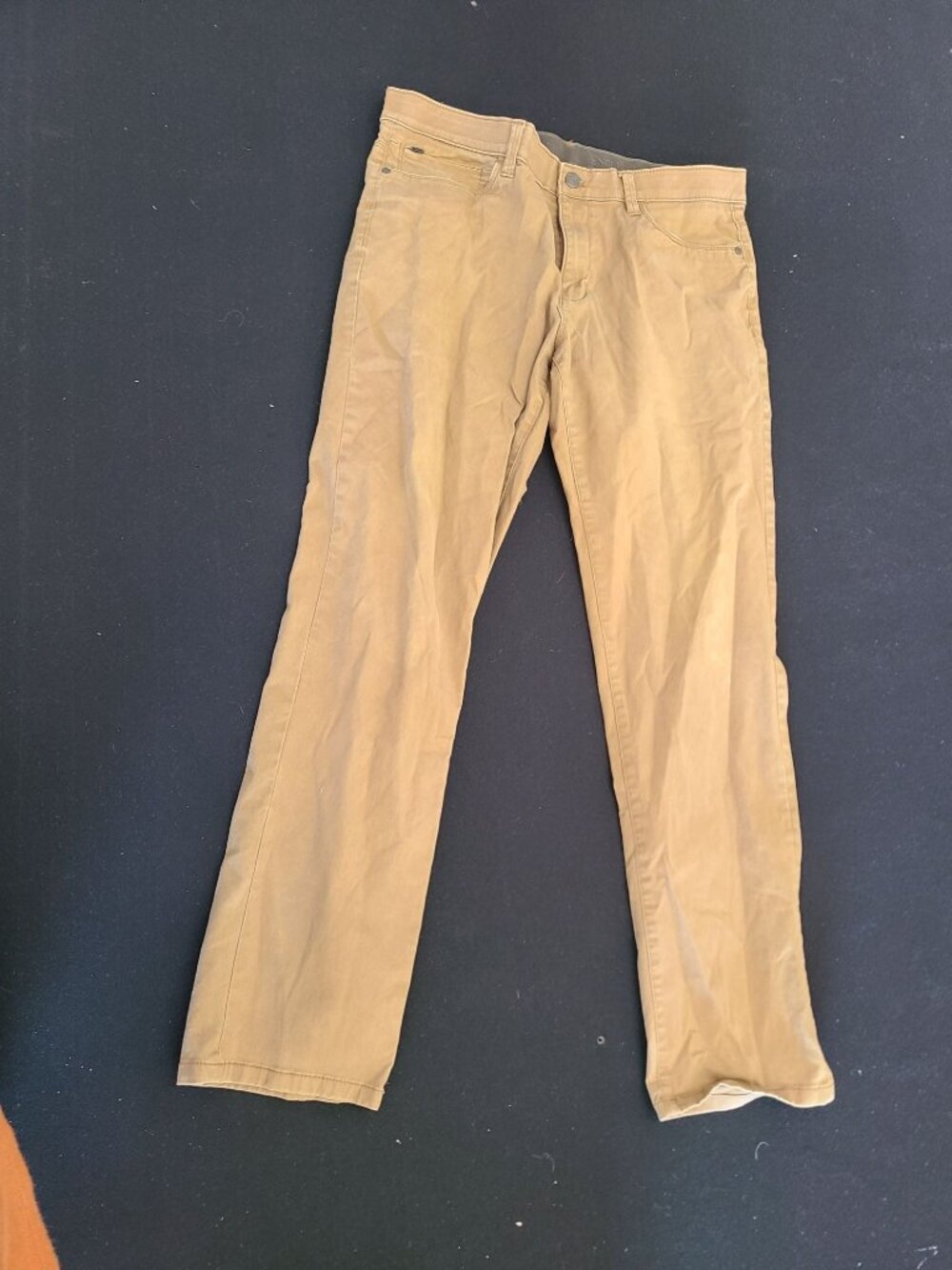 English Laundry Mens Khaki Chino Pants 34x32 Slim Fit Cotton Blend